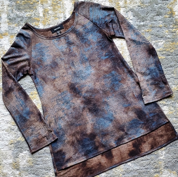 Karen Kane Tops - Karen Kane Long Sleeve Shimmer Tunic